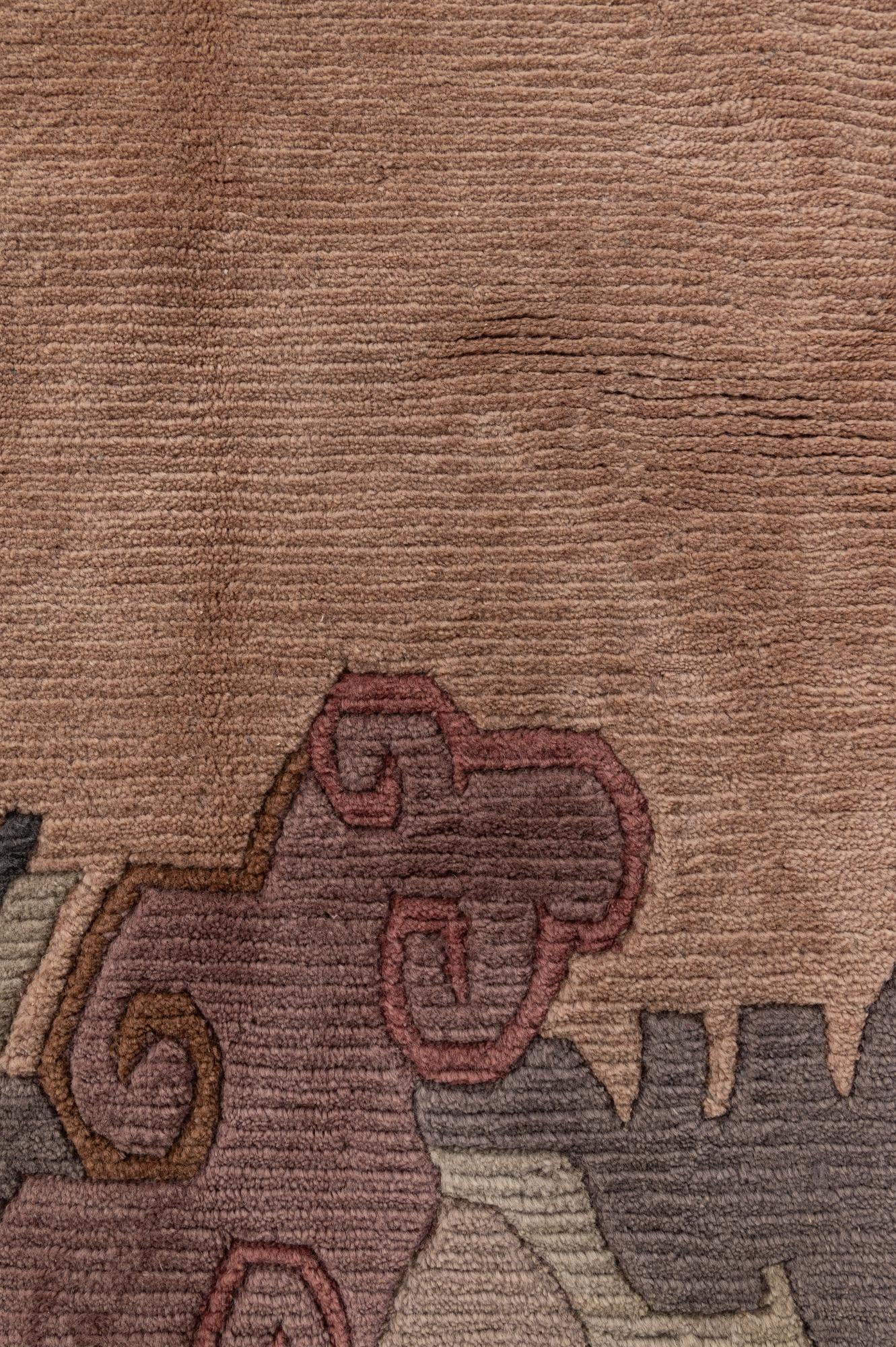 8' 6 x 11' 10 Hand Knotted Nepal Wool Rug