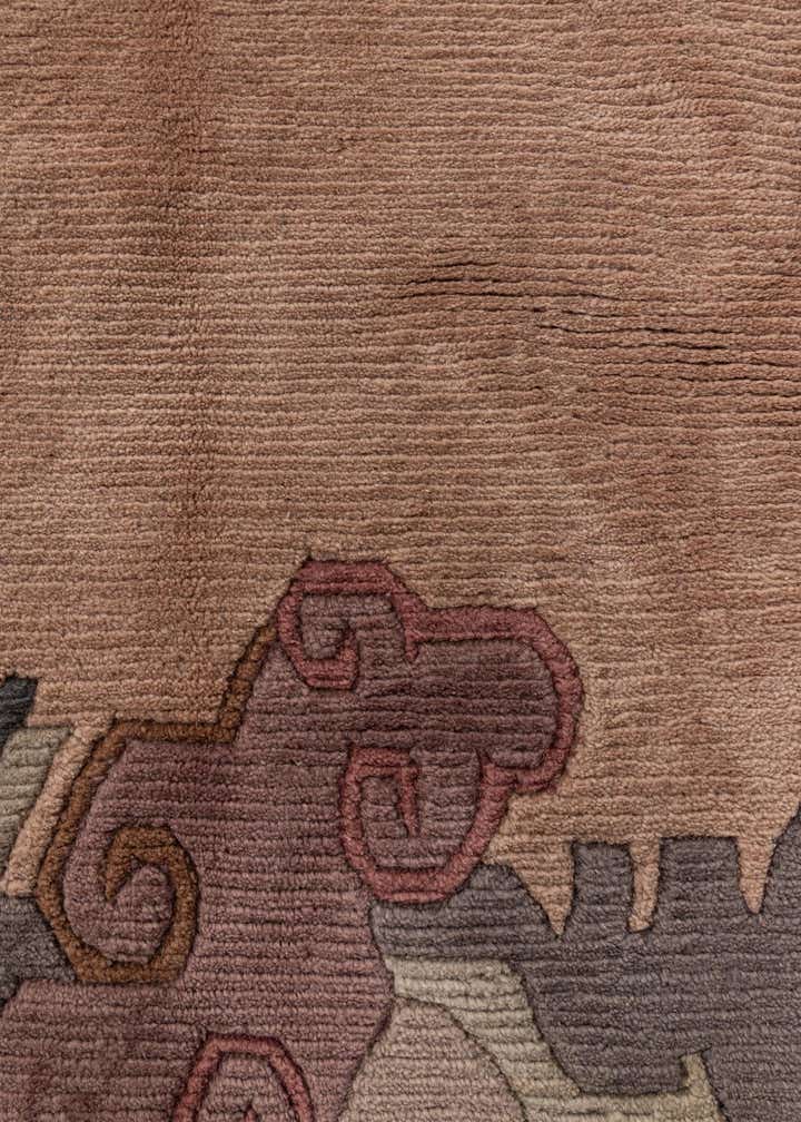 8' 6 x 11' 10 Hand Knotted Nepal Wool Rug