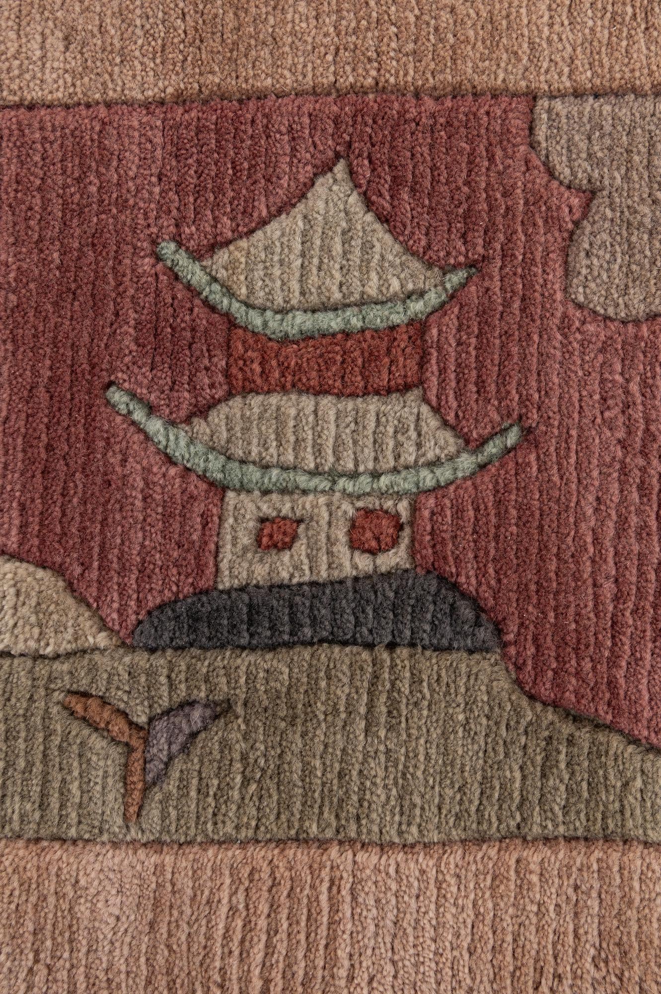 8' 6 x 11' 10 Hand Knotted Nepal Wool Rug