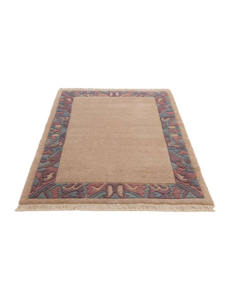 Detail image of 3' 11 x 5' 9 Hand Knotted Nepal Wool Rug