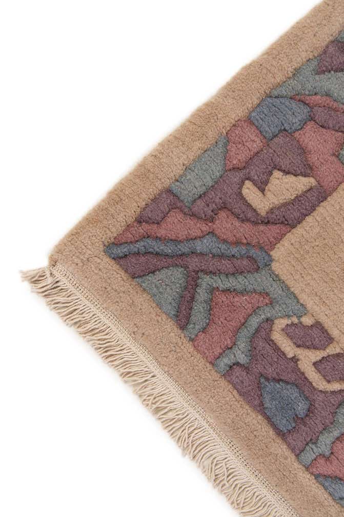 3' 11 x 5' 9 Hand Knotted Nepal Wool Rug