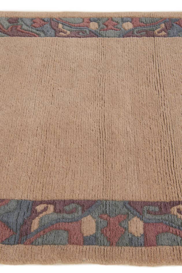 Detail image of 3' 11 x 5' 9 Hand Knotted Nepal Wool Rug