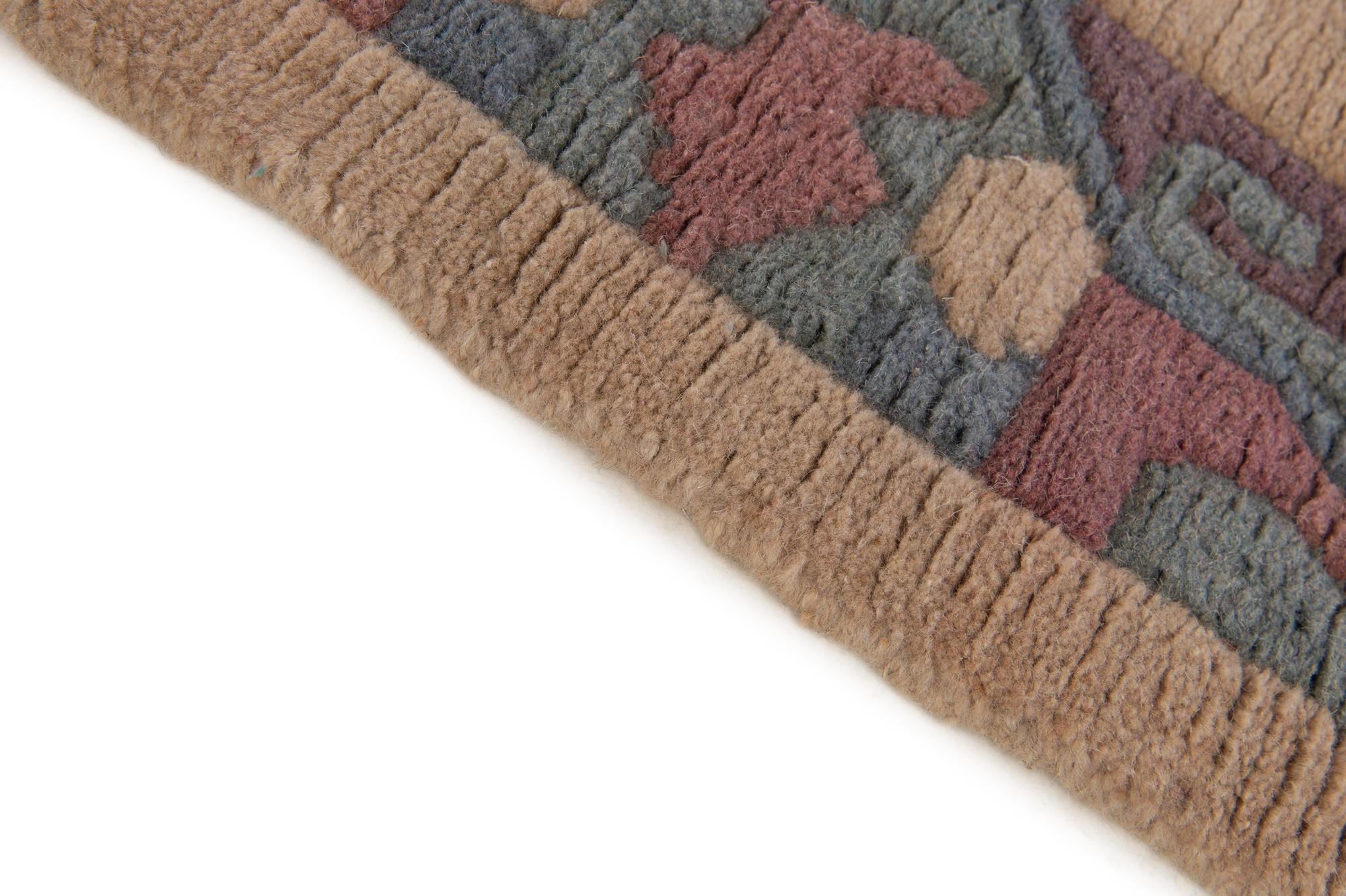 3' 11 x 5' 9 Hand Knotted Nepal Wool Rug