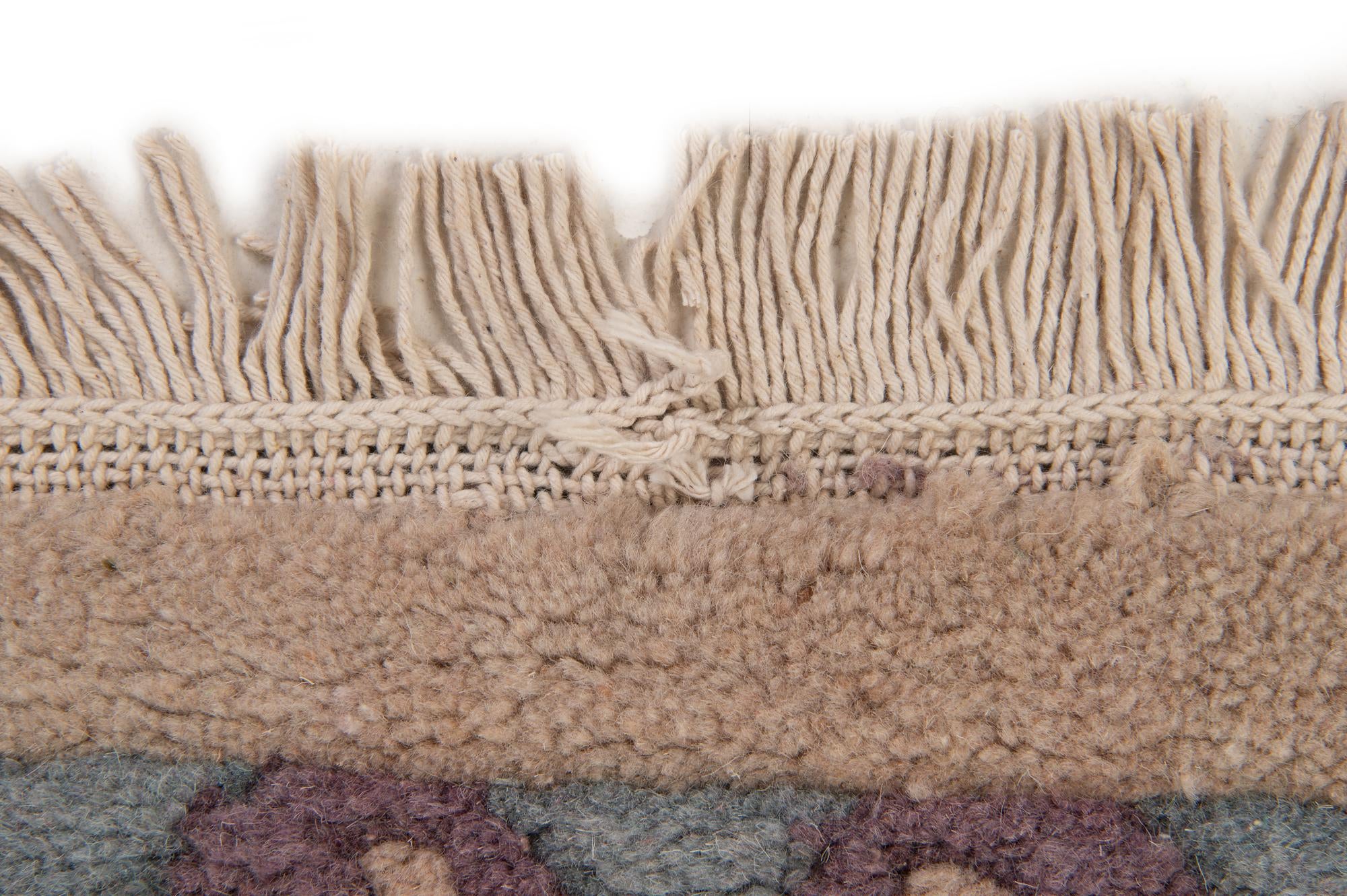 3' 11 x 5' 9 Hand Knotted Nepal Wool Rug