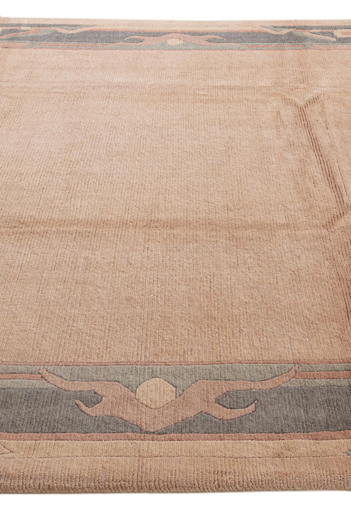 8' 3 x 11' 6 Hand Knotted Nepal Wool Rug