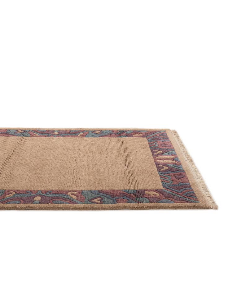 Detail image of 4' x 5' 9  Hand Knotted Nepal Wool Rug