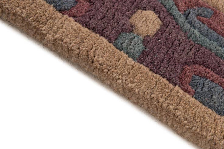 Detail image of 4' x 5' 9 Hand Knotted Nepal Wool Rug