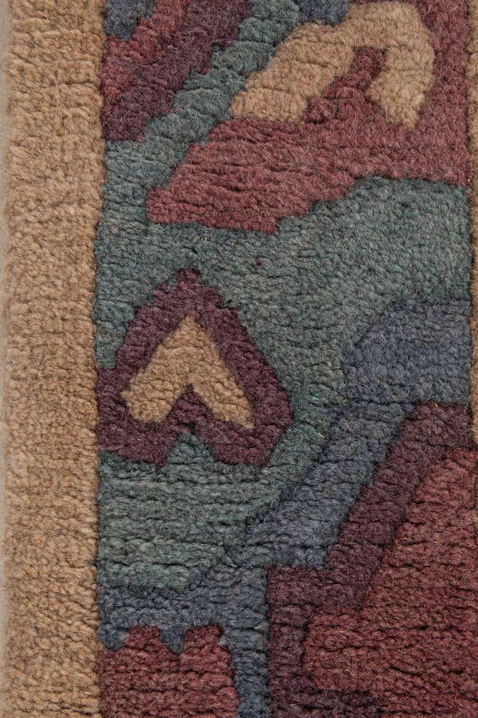 4' x 5' 9 Hand Knotted Nepal Wool Rug