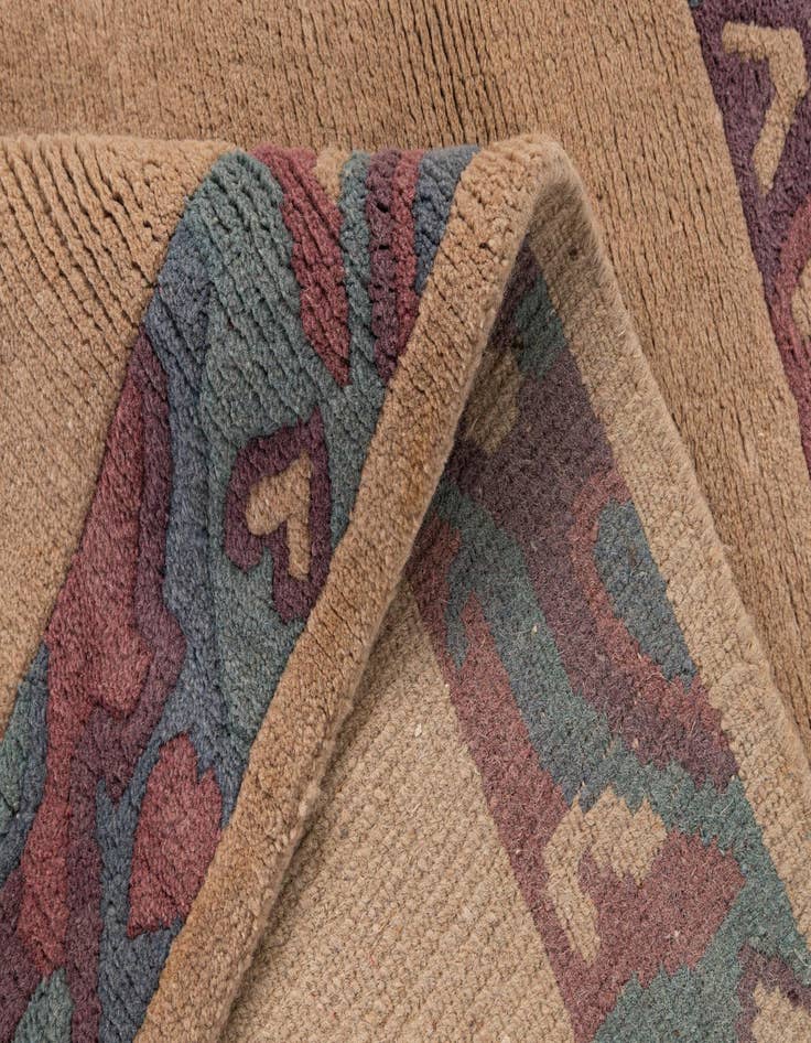 Detail image of 4' x 5' 9  Hand Knotted Nepal Wool Rug