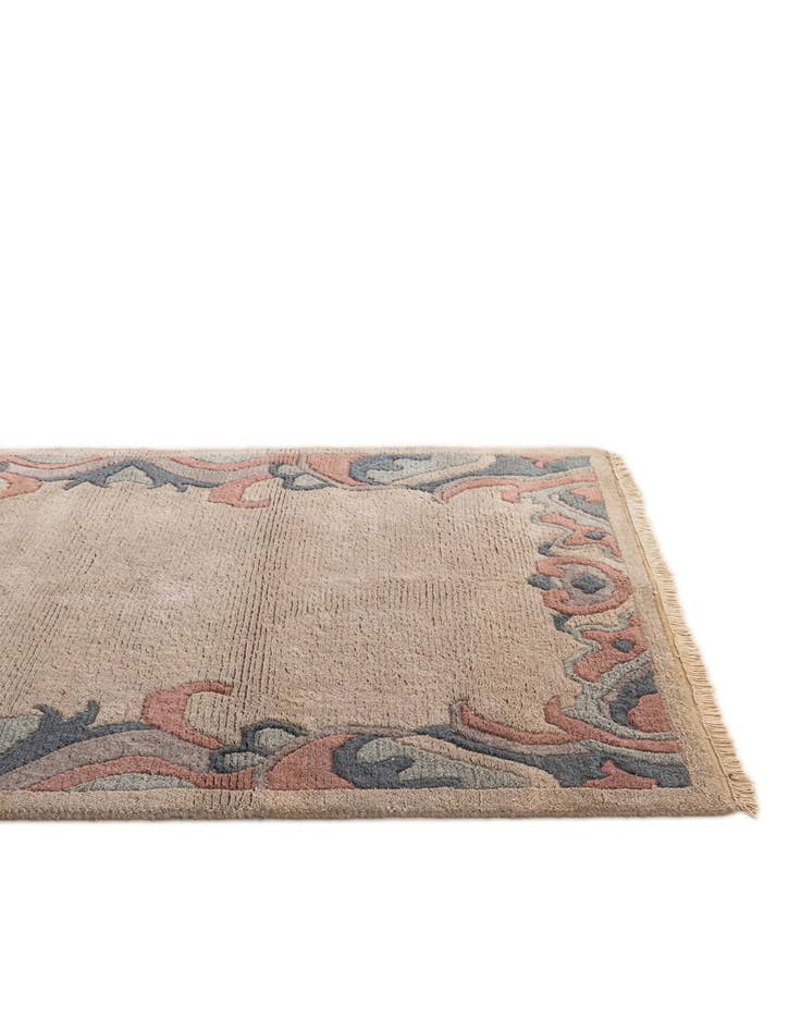 Detail image of 4' x 5' 10  Hand Knotted Nepal Wool Rug