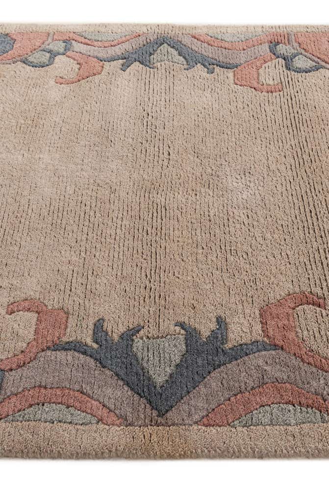4' x 5' 10 Hand Knotted Nepal Wool Rug