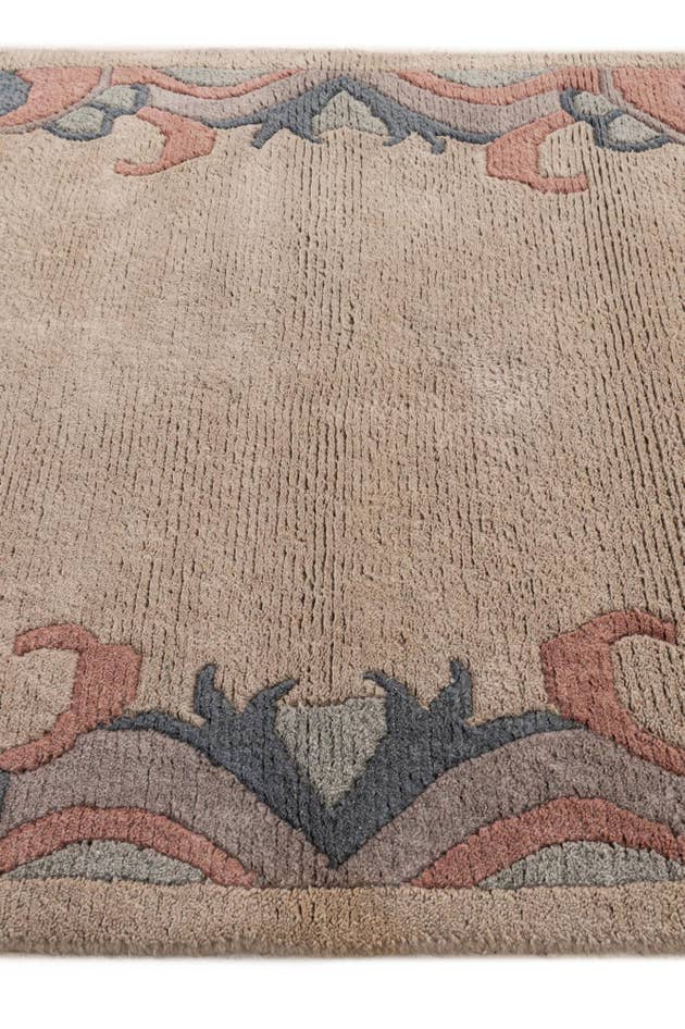Detail image of 4' x 5' 10 Hand Knotted Nepal Wool Rug