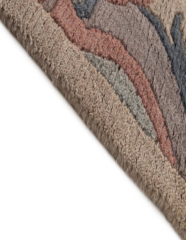 Detail image of 4' x 5' 10  Hand Knotted Nepal Wool Rug