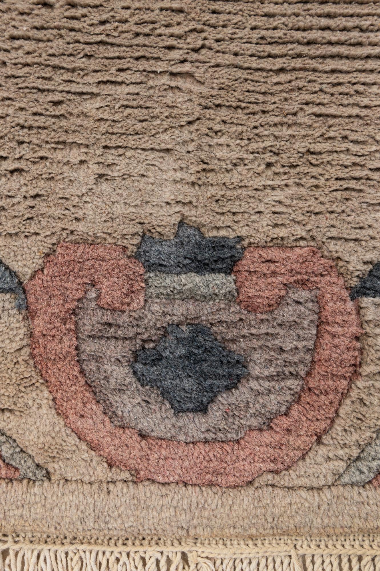 4' x 5' 10 Hand Knotted Nepal Wool Rug