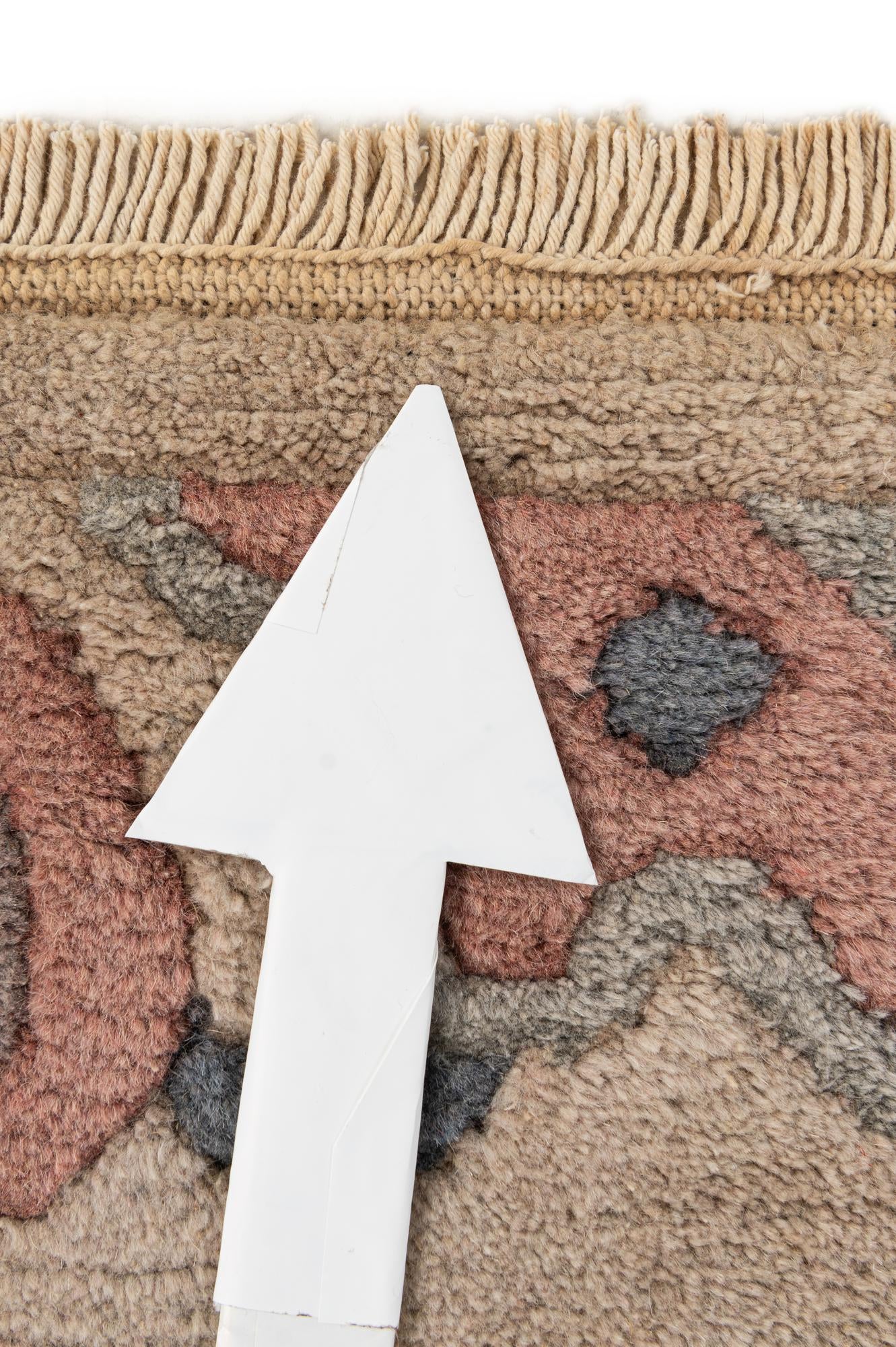 4' x 5' 10 Hand Knotted Nepal Wool Rug