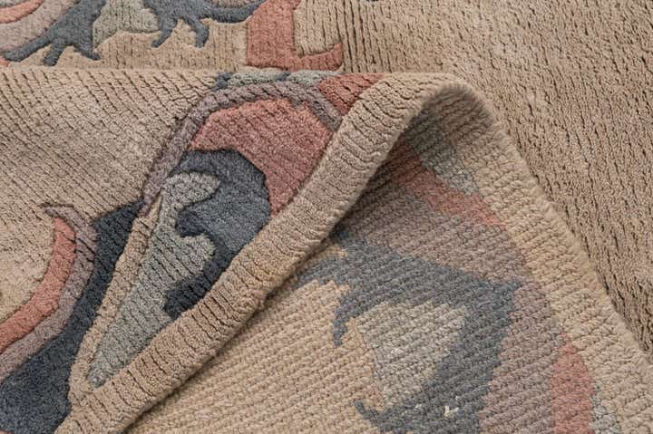 4' x 5' 10 Hand Knotted Nepal Wool Rug