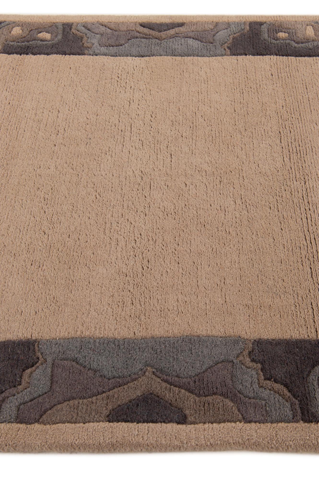 4' 2 x 5' 8 Hand Knotted Nepal Wool Rug