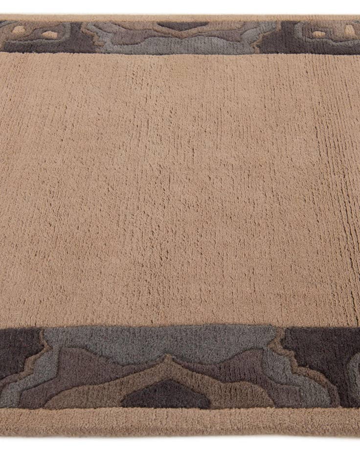 Detail image of 4' 2 x 5' 8  Hand Knotted Nepal Wool Rug