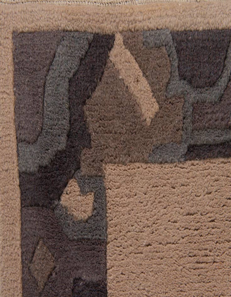Detail image of 4' 2 x 5' 8  Hand Knotted Nepal Wool Rug
