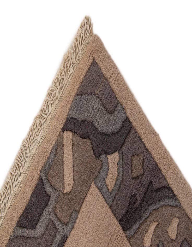 Detail image of 4' 2 x 5' 8  Hand Knotted Nepal Wool Rug