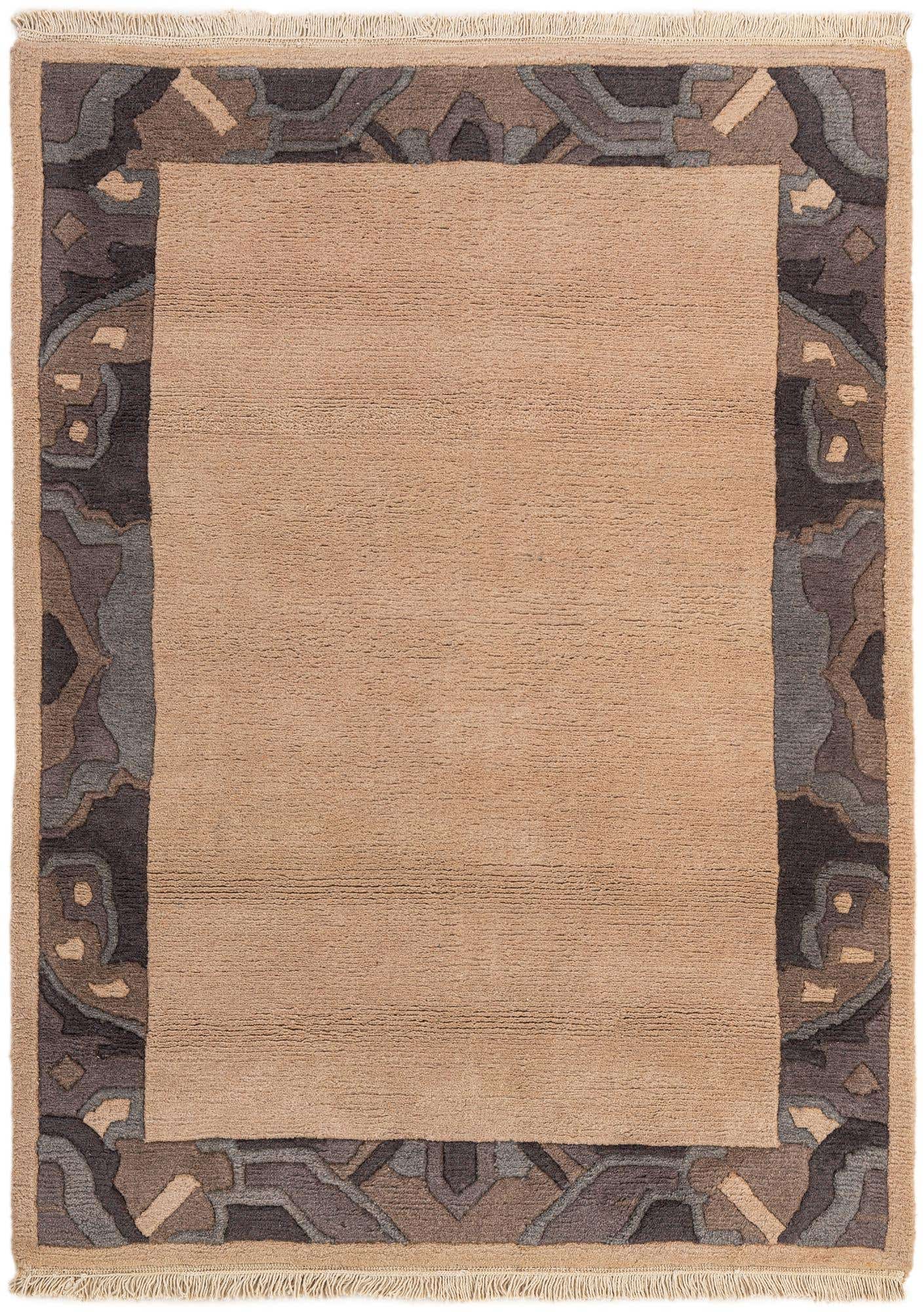 4' 2 x 5' 8 Hand Knotted Nepal Wool Rug