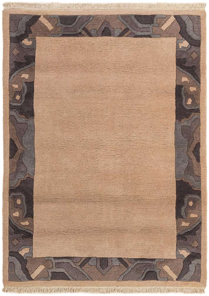 4' 2 x 5' 8 Hand Knotted Nepal Wool Rug
