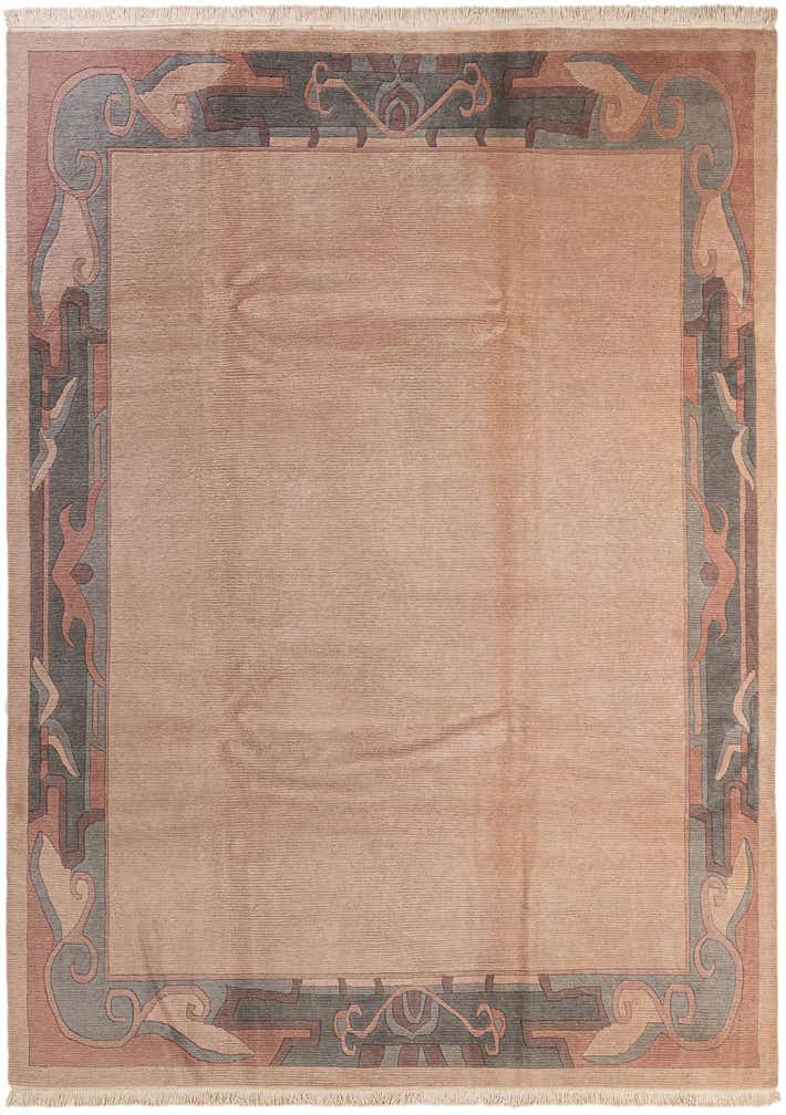 8' 4 x 11' 5 Hand Knotted Nepal Wool Rug
