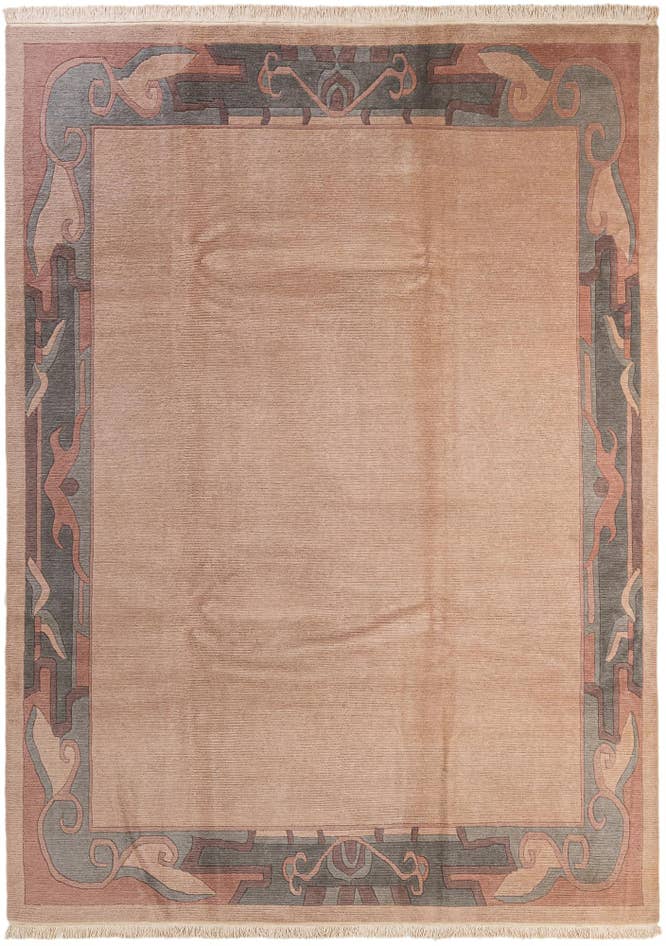 Detail image of 8' 4 x 11' 5 Hand Knotted Nepal Wool Rug