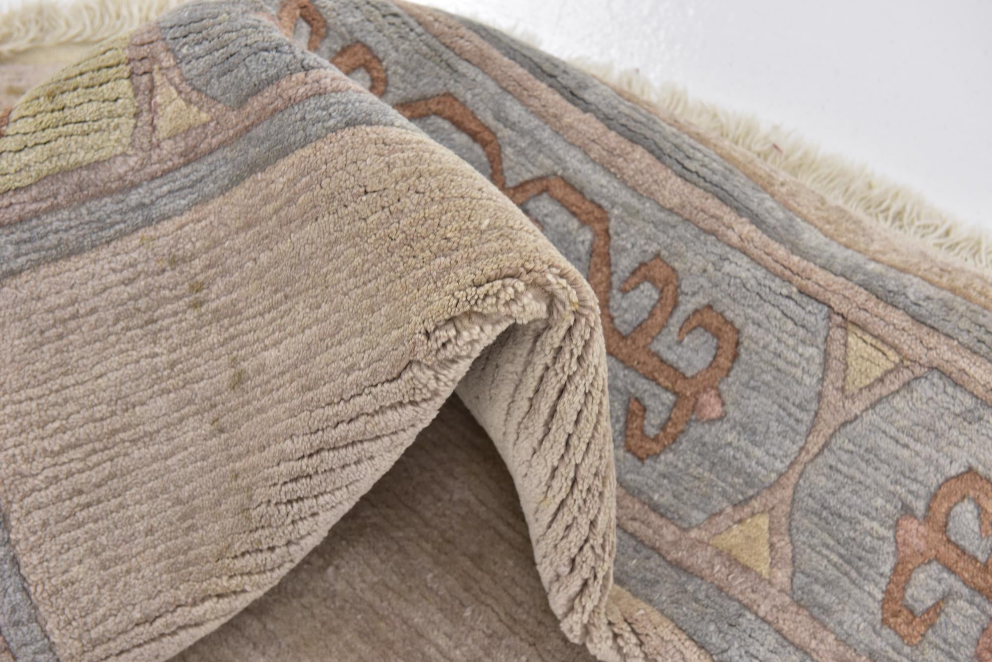 6' 7 x 9' 9 Hand Knotted Nepal Wool Rug