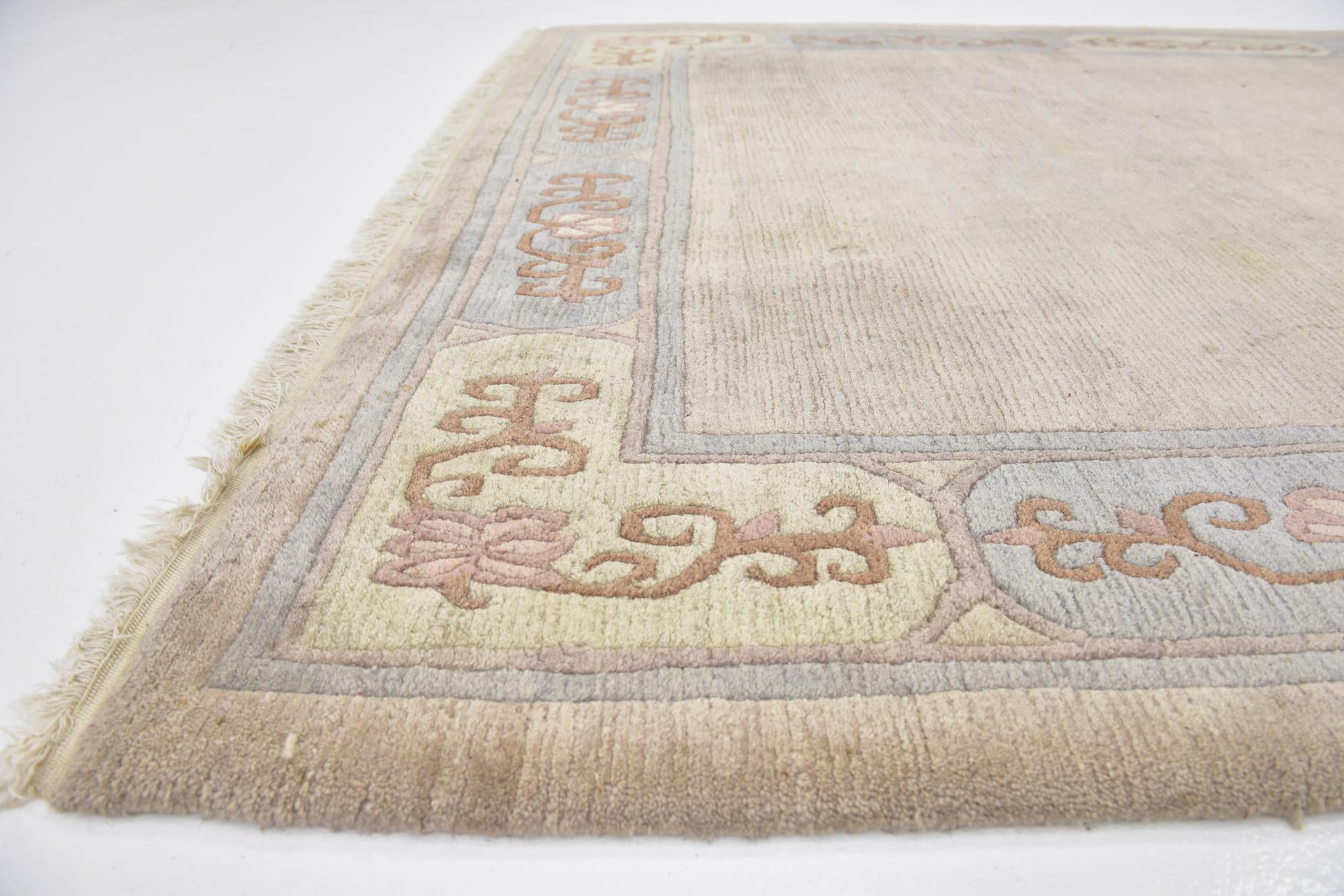 6' 7 x 9' 9 Hand Knotted Nepal Wool Rug