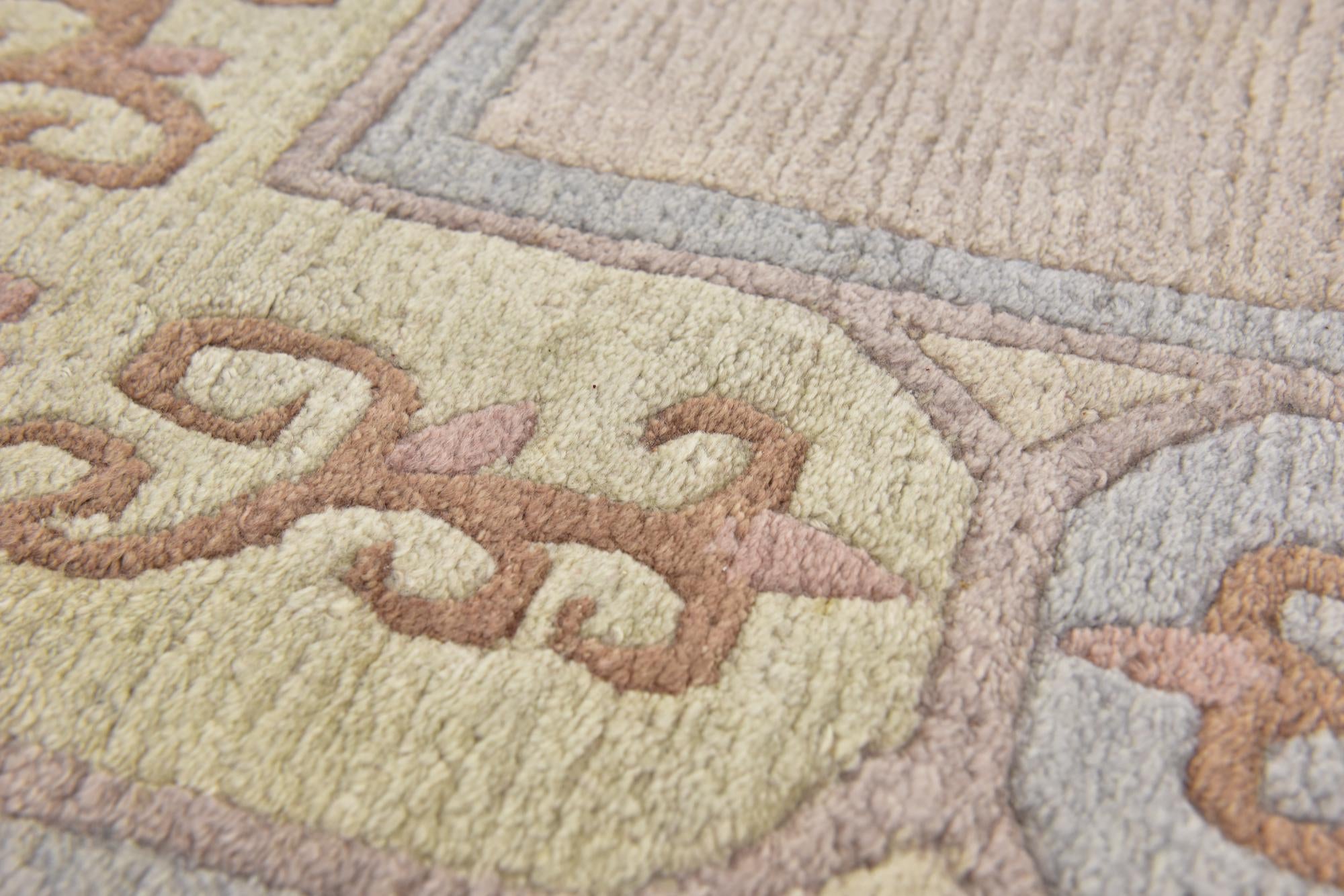 6' 7 x 9' 9 Hand Knotted Nepal Wool Rug