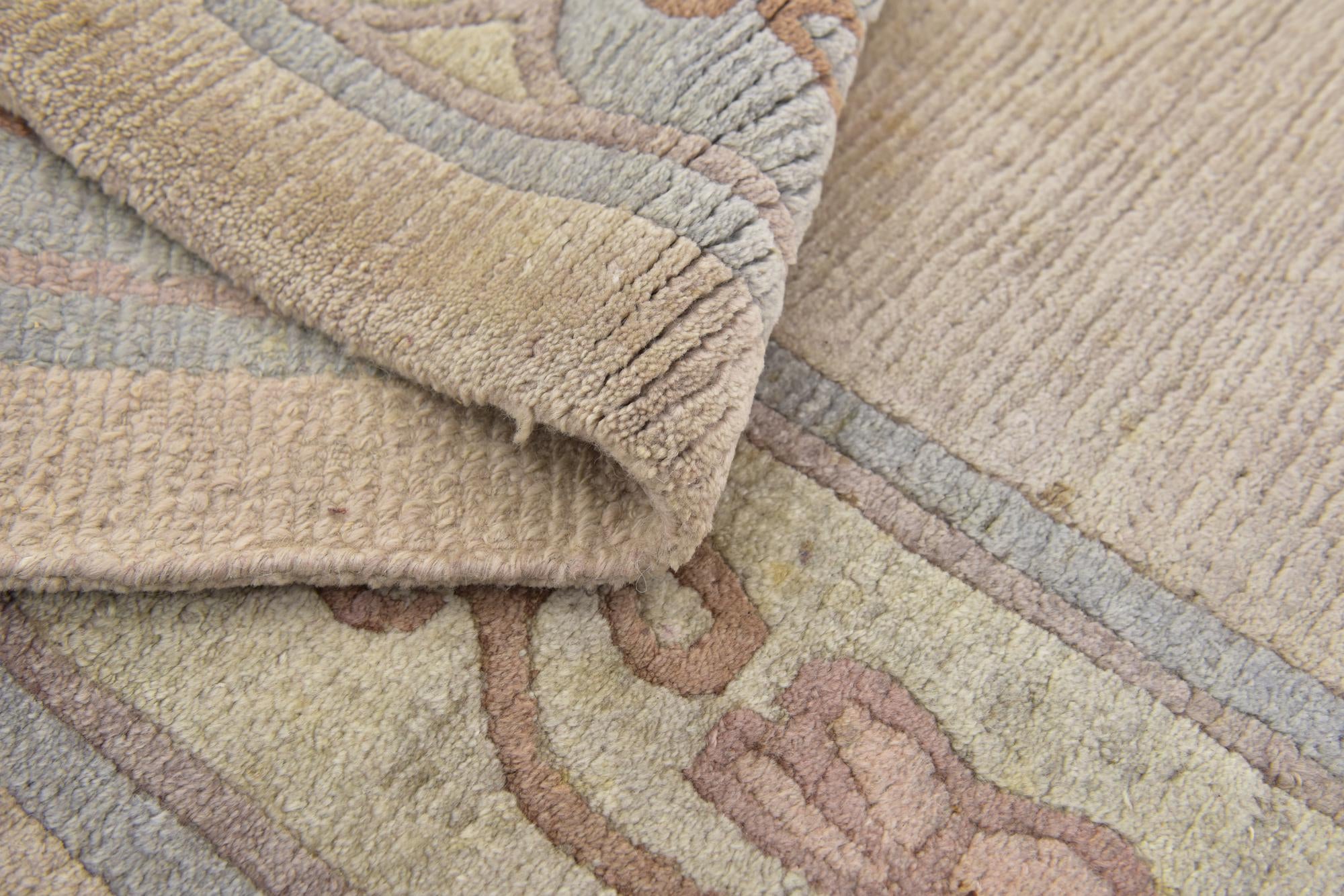 6' 7 x 9' 9 Hand Knotted Nepal Wool Rug