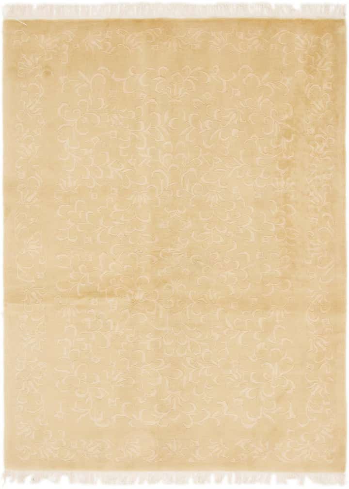 4' 7 x 6' 7 Hand Knotted Nepal Wool Rug