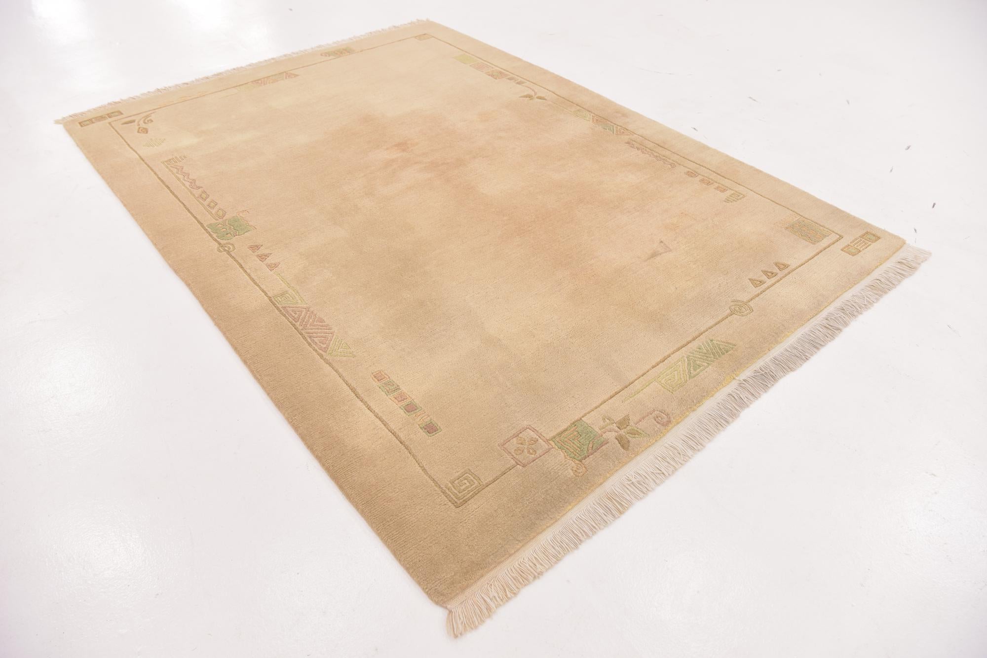 175cm x 240cm anudado a mano nepal Alfombra Lana
