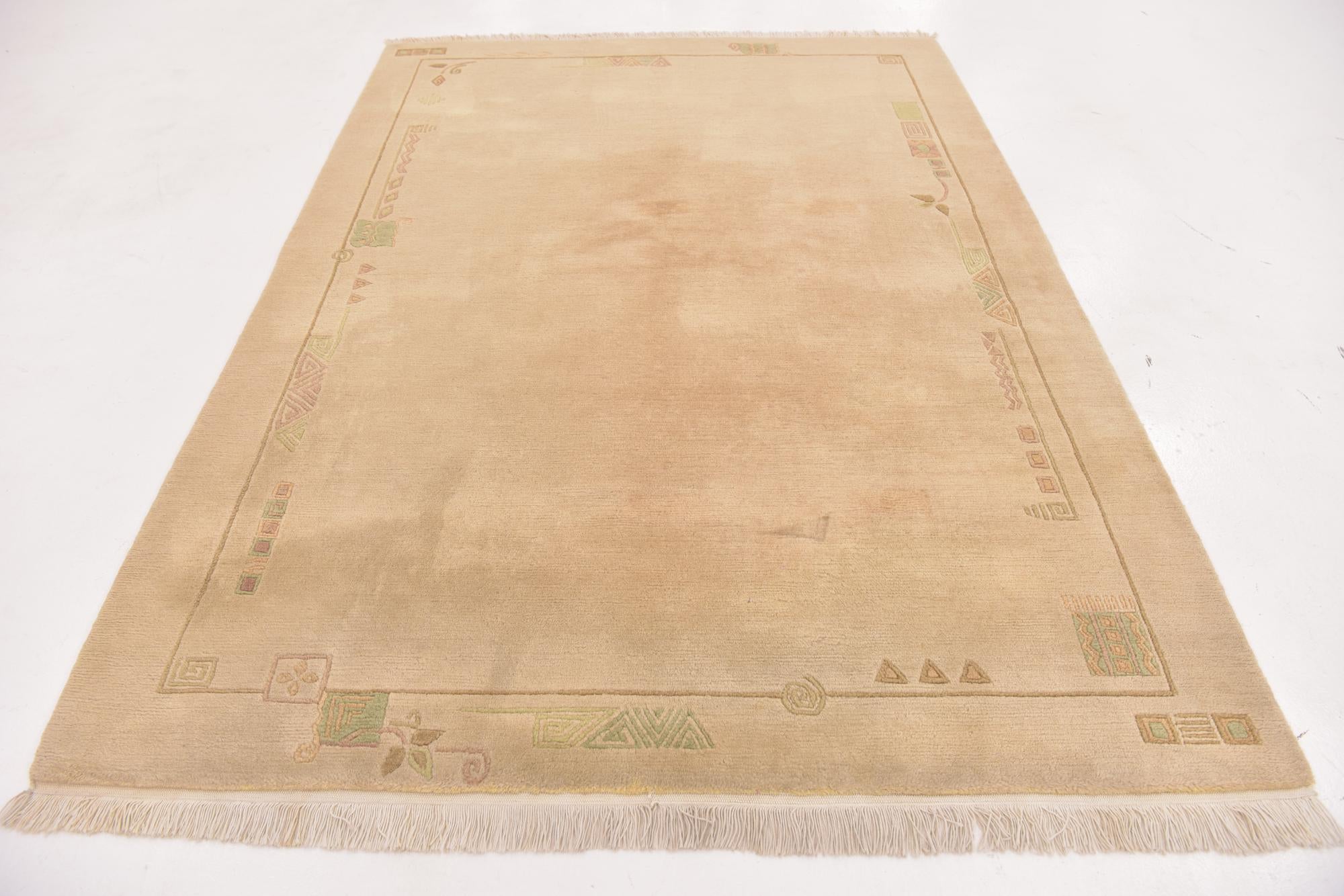 175cm x 240cm anudado a mano nepal Alfombra Lana