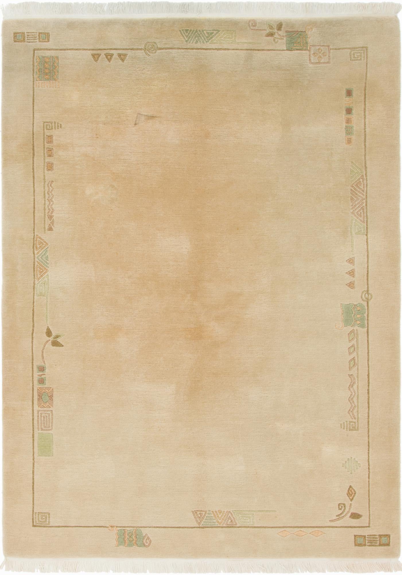 175cm x 240cm anudado a mano nepal Alfombra Lana