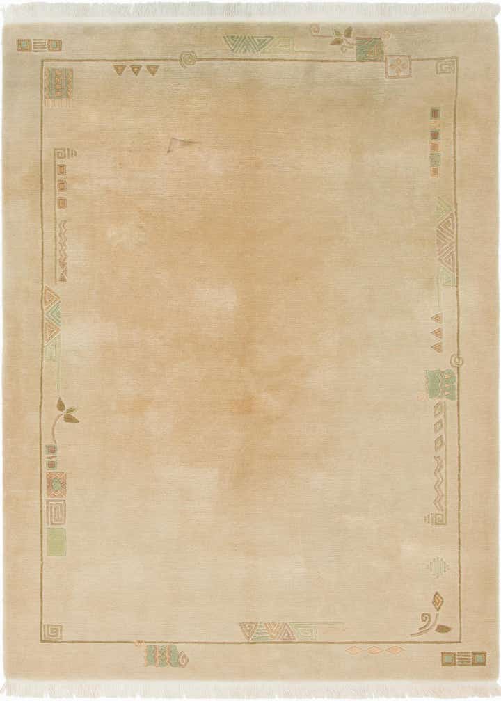 5' 8 x 7' 10 Hand Knotted Nepal Wool Rug