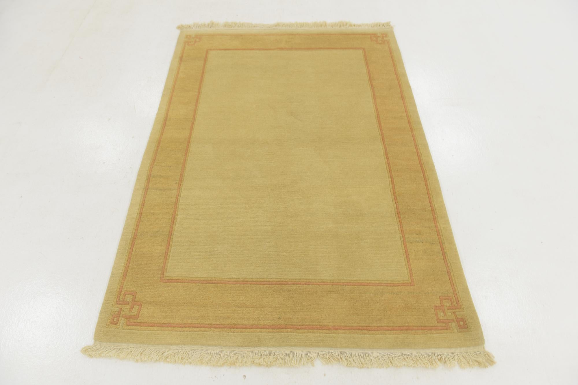 4' x 5' 9 Hand Knotted Nepal Wool Rug