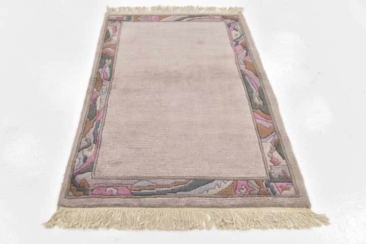 3' 3 x 5' Hand Knotted Nepal Wool Rug