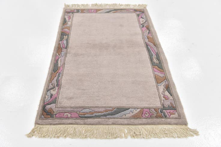 Detail image of 3' 3 x 5' Hand Knotted Nepal Wool Rug