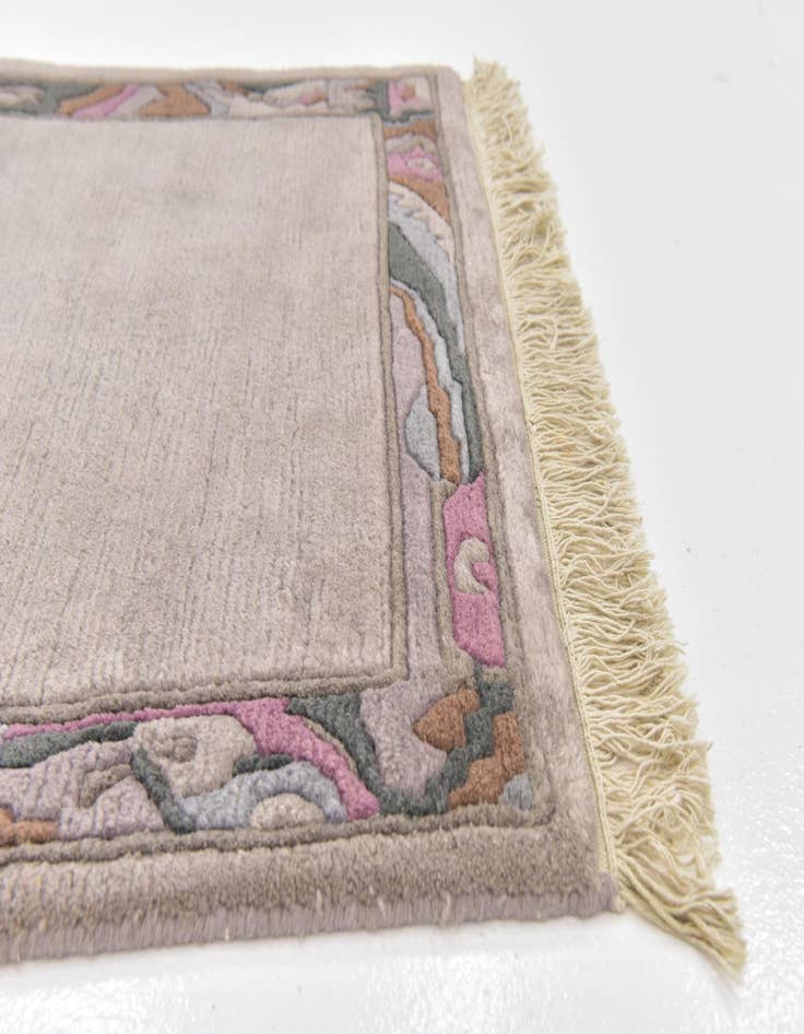 Detail image of 3' 3 x 5' Hand Knotted Nepal Wool Rug