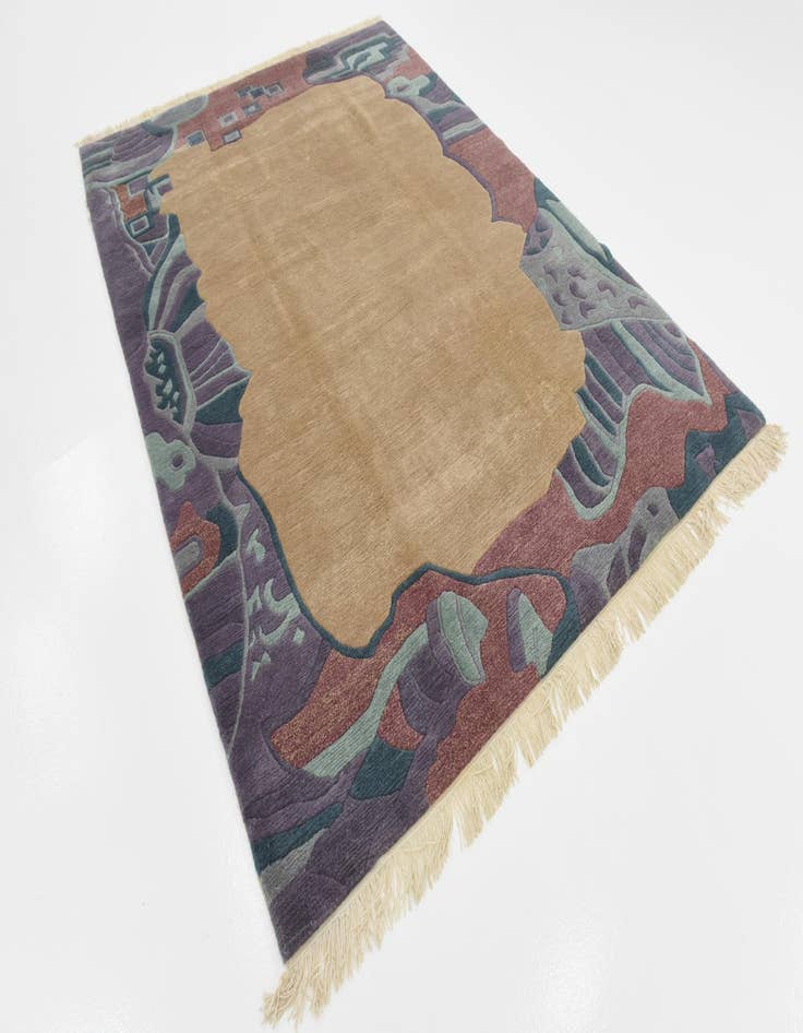 Detail image of 6' 7 x 9' 4  Hand Knotted Nepal Wool Rug