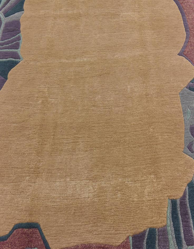 Detail image of 6' 7 x 9' 4  Hand Knotted Nepal Wool Rug