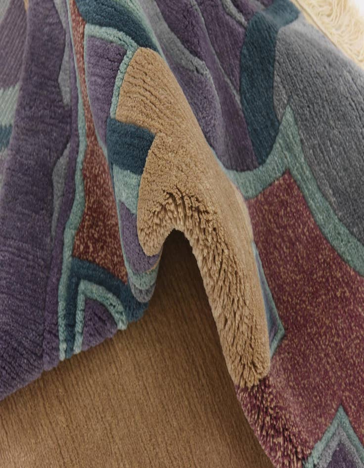 Detail image of 6' 7 x 9' 4  Hand Knotted Nepal Wool Rug