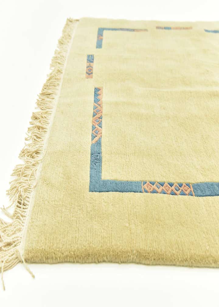 5' x 5' 9 Hand Knotted Nepal Wool Rug