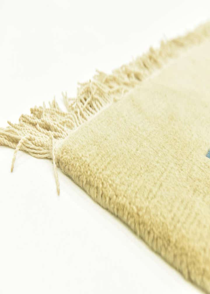 5' x 5' 9 Hand Knotted Nepal Wool Rug