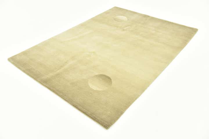 4' 7 x 6' 7 Hand Knotted Nepal Wool Rug