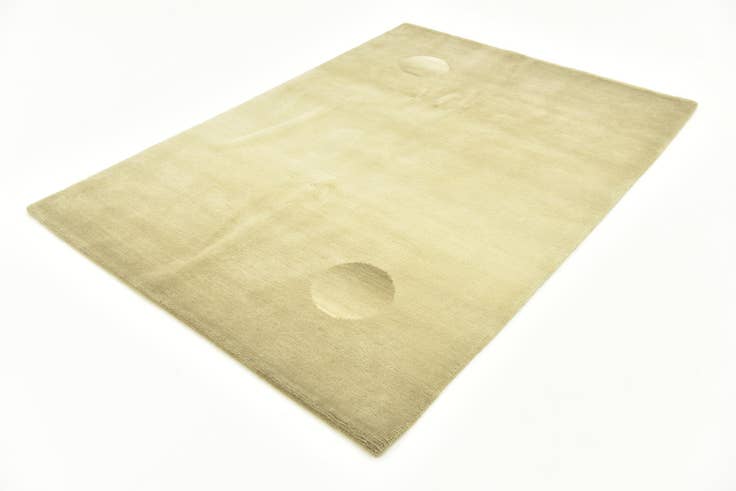 Detail image of 4' 7 x 6' 7 Hand Knotted Nepal Wool Rug