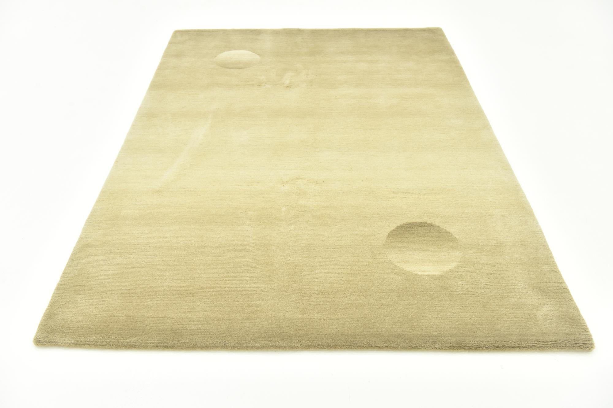 4' 7 x 6' 7 Hand Knotted Nepal Wool Rug