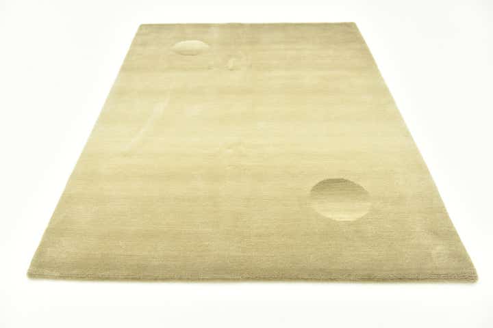 4' 7 x 6' 7 Hand Knotted Nepal Wool Rug